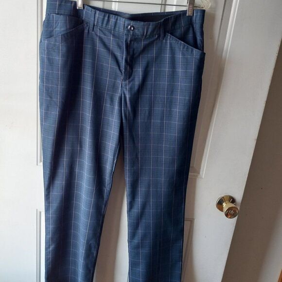 Lee Regular Fit Straight Leg Flex motion Striped Pants - Picture 1 of 8